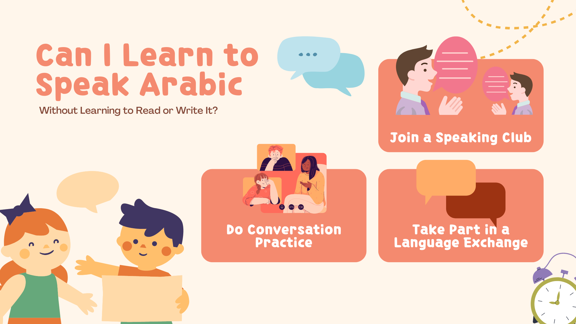 Learn to Speak Arabic