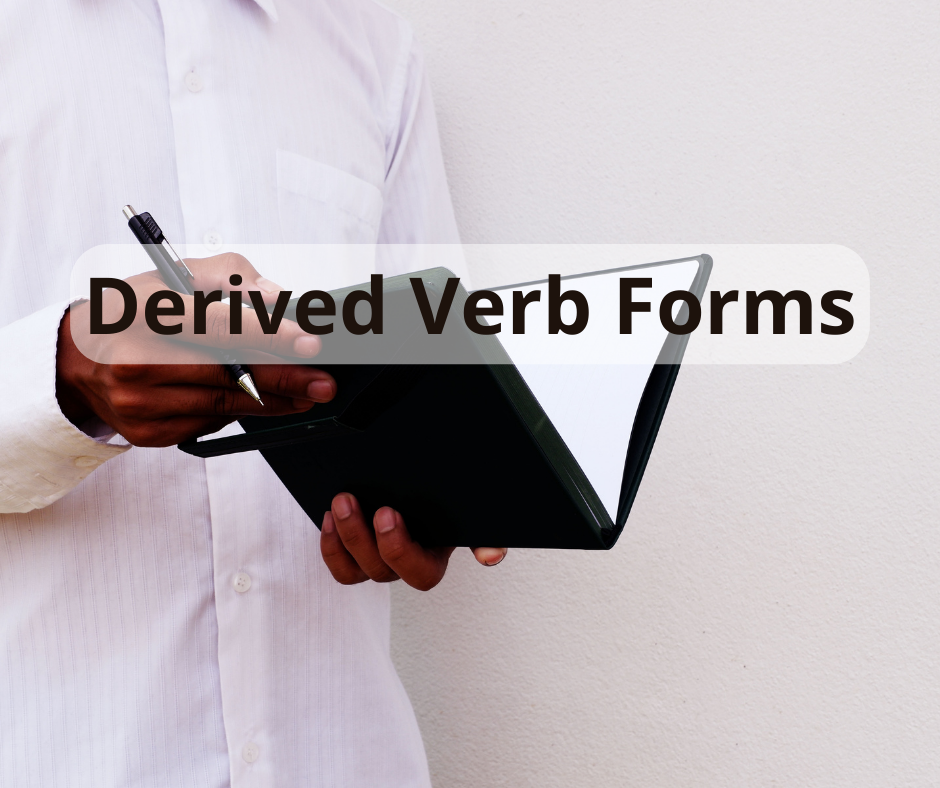 Arabic verbs and tenses