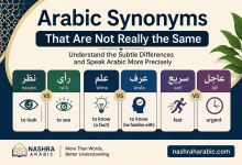 Arabic Synonyms Differences