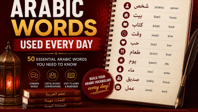 most common Arabic words